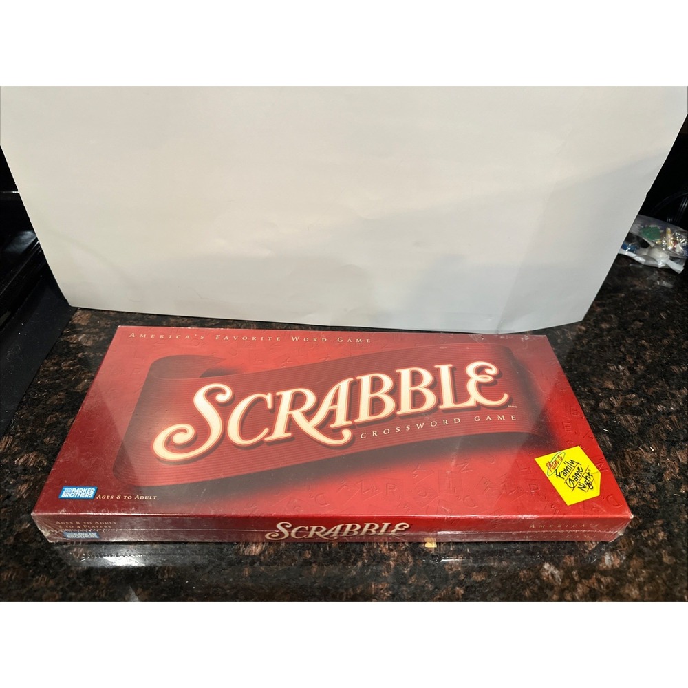 2001 Parker Brothers Hasbro Scrabble Crossword Game New Sealed 04024